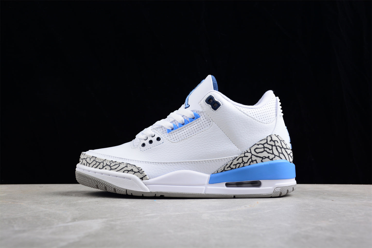 Air Jordan 3 UNC AJ3 Joe 3 North Carolina Blue and white Shoes braveps