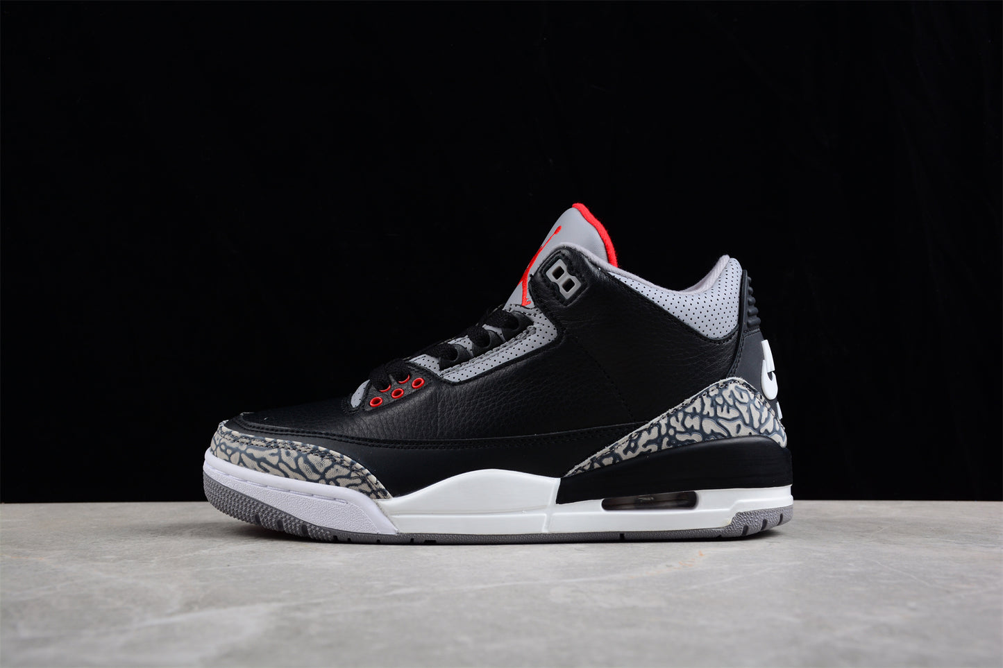 Air Jordan 3 Retro Black Cement  Shoes braveps